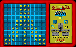 Solitaire atari screenshot